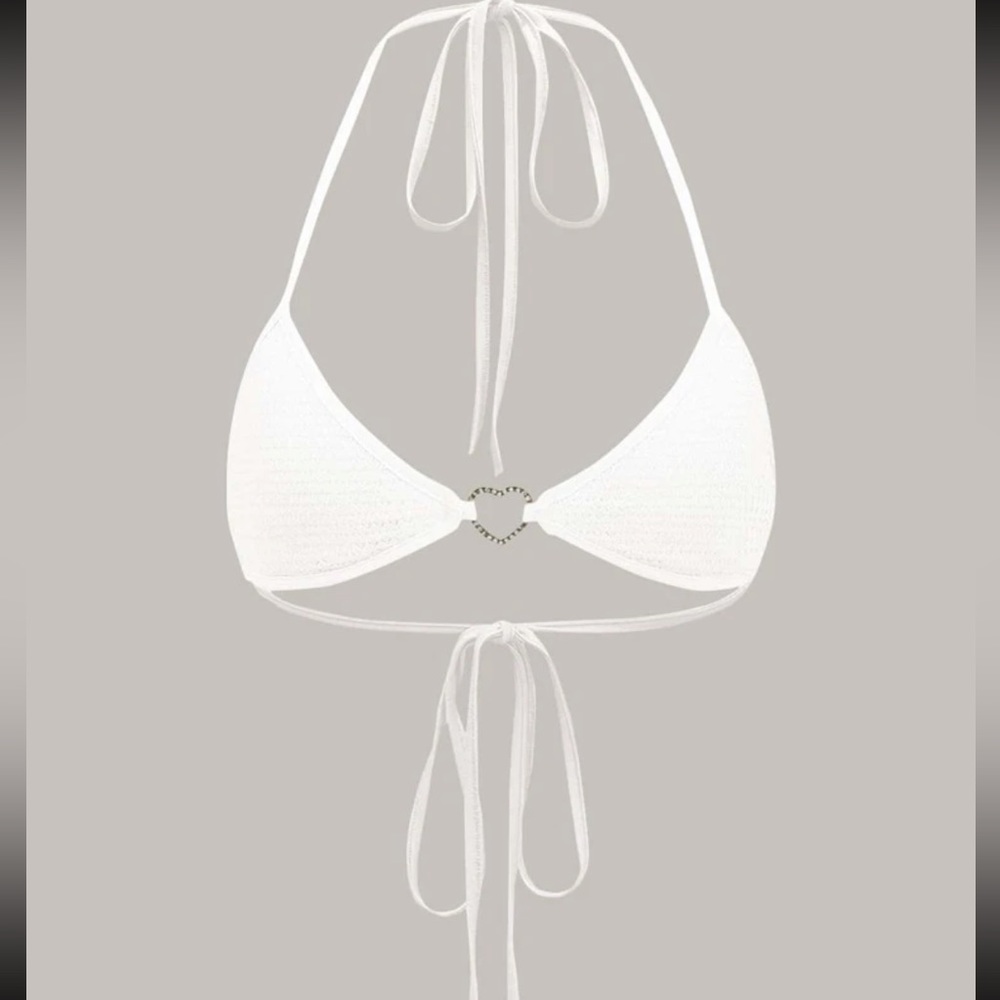 Heart backless top